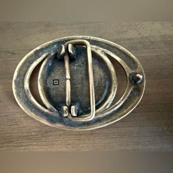 Vintage Brass Bull Belt Buckle • Taurus Zodiac Steer Head Western Rodeo - Picture 4 of 7